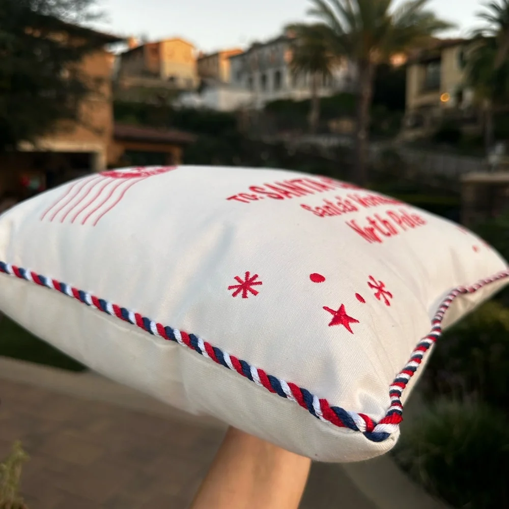 Target Santa Christmas letter holiday pillow wondershop 2023